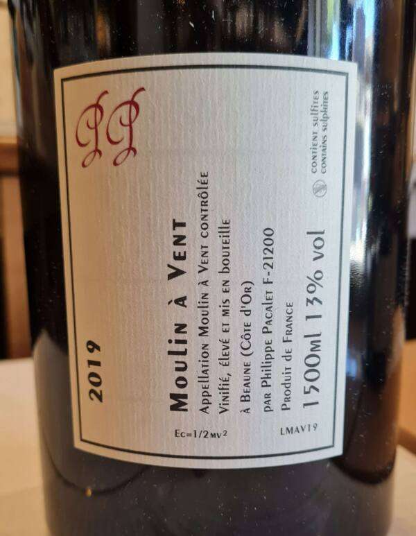 Philippe Pacalet Moulin-a-Vent 2019 Magnum - immagine 2